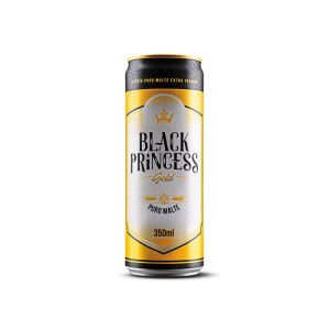CERVEJA BLACK PRINCESS GOLD PM LT 350ML PAC C/12